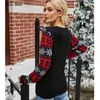 Brzydkie Boże Narodzenie Sweter świąteczny dla kobiet Snowflake Black Spadek Knitting Pullover Santa Claus Haft Jumper Knitwear Odzież Y1118