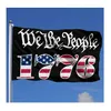 Wij de mensen Betsy Ross 1776 3x5FT vlaggen 100D polyester banners indoor outdoor levendige kleur hoge kwaliteit met twee messing inkommen 496