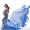 Robes de maternité Sexy, accessoires de photographie, épaules dénudées, robe de grossesse pour femmes, pour séance Photo, nouvelle robe de maternité à queue, 2019