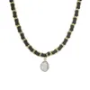 NÄSTAVANCANCE 2021 Trend halsband Pearl Pendant Läder Cord Neckalce för kvinnor Lover Sommar Tillbehör Smycken Gift