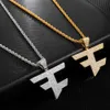 Hip Hop Micro pavimentado AAA Cubic Zircon Bling Iced Out Team colgantes collares para hombres rapero joyería Drop Shipping X0707