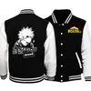 Verkauf Baseball Uniform Sportswear Herbst Bomber Jacke mein hero akademie Bakugou Katsuki Drucken Hip Hop Männer Mäntel