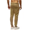 New Street Moda Moda Calças Men's Plissed Skirt Calças Casuais Calças Diárias Sweatpants Slim Fit Calças X0615