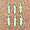 150Pcs/lot Retro Verdigris Patina Plated Feather Charms Pendants For Jewelry Making, Earrings, Necklace And Bracelet 5.5x24.5mm A-378