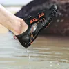 Couple Five Fingers Aqua Shoes Outdooor Swimming Upstream Beach Shoes Breathable Stretch Fabric Water Sports Shoes for Unisex Y0714