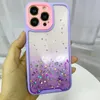 iPhone 13 Pro Max Mini電話ケース用Epoxy Shining Acrylic Hard PCバックサムスンギャラクシーS22 + S22 Ultra S21 FE A03コアA13 A22 OPPバッグC