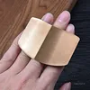 304 Roestvrijstalen vingerbeschermer Mes Snijbeschermer Keukengereedschap Guard Finger Protector Vermijd pijn bij het snijden en hakken T500936