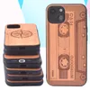 Coque de téléphone portable en bois 2021, étui personnalisé en cerise gravé au Laser pour Iphone 13 12 pro max