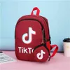 Tik Tok Designer Backpack Girls Boys Kids Fashion School Bag Letters Printed Students Backpacksキャンバスショルダーバッグクロスボディバッグ1346515