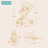 عربات# الأصلي MOM CAR Landscape 3 in 1 Baby Clan -Born Carriage Polding Pram