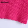 Casual Home Style Solid Women Vest O Neck Ladies Knitted Tops Sleeveless Twist Pullover Sweater Chaleco Mujer 210413