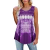 Women Tank Tops Summer Casual Loose Ethnic Print Vest T-Shirt Female Plus Size 5XL Fashion O-Neck Sleeveless Oversized Tops 210507