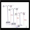 Other Packaging & Drop Delivery 2021 Clear Acrylic Tree Jewelry Display Stand Earring Rack Showcase Necklace Holder Agtyw