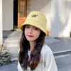 Emmer Hat Fisherman's Hat Dames Zomer Vrije tijd Veelzijdig Lattice Basin Dubbele kant dragen Koreaanse kunst Trendzon