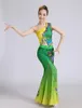 Noszenie sceniczne Specjalne Dai Dance Costumes Peacock Odzież Spirts Spódnica Fishtail