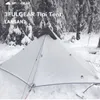 Tents And Shelters 2021 Version 230cm 3F UL GEAR Lanshan 1 Ultralight Camping 34 Season 15D Silnylon Rodless Tent5829686