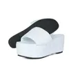 큰 사이즈 블랙 화이트 패션 여성 플랫폼 샌들 여성을위한 샌들 신발 2021 Sandalias Sandles Woman Womens Zapatos Mujer