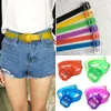 Belts Transparent Plastic Square Buckle Belt Casual Skinny Female Fashion Durable Red Color For Women Wholesale