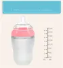 4 Styles Biberon Nouveau-né Large Calibre Anti-flatulence Bouteille En Silicone avec Poignée Bébé Fournitures Enfants Lait Alimentation Outils 1736 B3