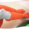 56 cm Waterdichte Huishoudelijke Warm Dishwashing Glove Water Dust Stop Schoonmaak Lange Rubberen Handschoenen Huishoudelijke keukengerei