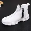 Chaussures masculines Boots Marque Chaussure Homme Luxe Marque Martin Boots Snow High Cotton Men Men de la cheville décontractée Leath 9370