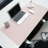 Mouse Pads & Wrist Rests Large Size Pad Desk Mat Waterproof PU Leather Gamer Mause Carpet PC Keyboard