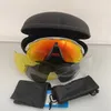 UV400 자전거 안경 남성 야외 스포츠 사이클링 안경 편광 자전거 선글라스 라이딩 고글 4 렌즈 케이스 9442 TR90 프레임
