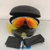 UV400 Fahrradgläser Männer Outdoor Sport zyklieren Brillenpolarisierte Fahrrad Sonnenbrille Reitbrille 4 Objektive mit Fall 9442 TR90 Rahmen 11