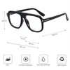 Okulary przeciwsłoneczne przybierają mody duża ramka anty Blue Ray Glasses Men Optical F95315