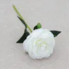 Flor de rosa de haste única 30cm de comprimento rosas de seda artificial festa de casamento flores decorativas para casa branco rosa vermelho dwa46188695043
