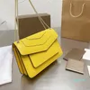 女性ハンドバッグクロスボディバッグクラッチデザイナーブランド高級バッグレザーゴールドチェーン別のカラー財布
