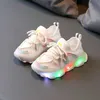 Size 21-30 Glowing Sneakers for Children Boys Shoes with Luminous Sole Led Light Luminous Sneakers for Girls Kids Led Shoes G1025