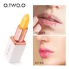 O.TWO.O Temperature Change Color Lip Balm Pink Hygienic Moisturizing Nutritious Jelly Lipstick Anti Aging Makeup Lips Care lipgloss gloss make up