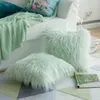 Cushion/Decorative Pillow Nordic Soft Plush Cushion Cover Home Decor Pillowcase Sofa Decorative Fluffy 45x45cm