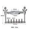 ヒンジクランプスパイクペニスリングメンバーオスの純正ケージディック勃起デバイスボールクラッシャーストレッチャーロックBDSM陰嚢CBT Y201118