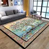 Carpets 3D Printed Green Tree Pattern For Living Room Bedroom Floor Mat Children Play Memory Foam Bedside Non-slip Area Rugs