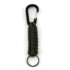 Outdoor Multifunction Gear Mountaineering Buckle Key Chain Survival Bracelets Rope Escape Paracord Hiking Camping Mountaineer Carabiner