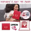 Carte de fête des mères Cartes de remerciement Cartes postales Ensemble de papier creux