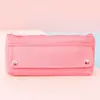 Oxford Cloth Pencil Case Kawaii Student Stationery Box Pen Bag Pouch School Supplies White Pink Green Yellow 898 B3