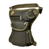 Waist Bags Men Canvas Drop Leg Bag Casual Pack Belt Hip Bum Military Travel Multipurpose Messenger Shoulder Cycling Tactical186r