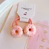 Adoráveis ​​Donuts Elastic Hair Bands Forma de sobremesa Princesa Corda Corda Meninas Goma Do Cabelo Doce Doce Titulares De Borracha Coreano