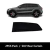 Universele 2 stks Auto Styling Zonnescherm Gordijn Achterruit Cover UV Bescherming Zonnescherm Vizier SUV Shield Glasfolie Auto accessoires