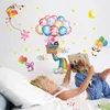 Mongolfiera Wall Sticker Home Decor Camera da letto Adesivo per la camera dei bambini Decal Baby House Nursery Murale Poster fai da te sk7020 210420