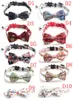 10 Kolory Moda Kwiat Kot Coll Collar Breakaway Z Bell and Bow Tie Regulowany Bezpieczeństwo Kitty Kotek Zestaw Mały Pies Kołnierz Party Wakacje Czerwony