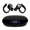 Factory Outlet VV2 TWS Bluetooth Écouteurs avec microphones Sport Crochet d'oreille Affichage LED Casque sans fil HiFi Stéréo Écouteurs Wat8979842
