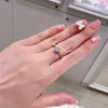 Designer-Schmuck, Ehering aus 925er-Silber, Perle für Pandora, klare Krone, Solitär, CZ-Steine, Ring, Zirkonia, Diamanten, Ringe im europäischen Stil, Geburtstagsgeschenk für Damen