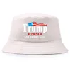 Trump 2024 Bucket Hat Fashion Unisex Summer Fisherman Cap Bomull Beach Sun Hat för president Allmänna valet Nyaste design