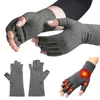 Gants sans doigts 1 paire unisexe hommes femmes thérapie Compression main arthrite soulagement de la douleur articulaire soins de santé demi-doigt