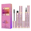 Makeup QIC Starry Sky Suit Eyeliner+Mascara 2in1 Set Volume Thick eyelash Long Lasting 36H Waterproof Eyeliner Pencil kit Black