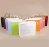 Environment Friendly wrap Kraft Paper Bag Portable with Handles Store Packaging Shopping Gift
